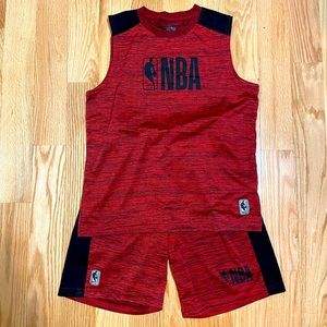 NBA Boys Sleeveless Shirt and Short Set Size 14/16